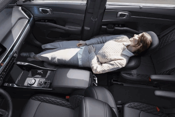 1st-row relaxation comfort seats